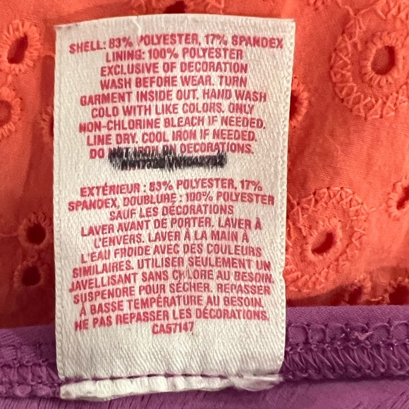 CIRCO girls purple bathing suit/size 3T - Picture 3 of 7